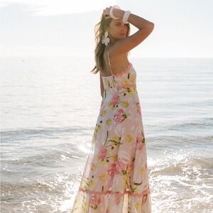 ✨SOLD✨ NWT Petal & Pup Layla Floral Pink Maxi Dress 🌸